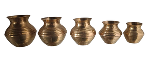 Customized Size and Shape Brass Lota Gold Polished Water Pot Industrial Quality with Religious Design Wholesale <b>Supply</b> - Product Image 3