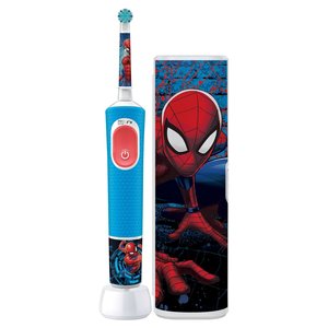 Cepillo de Dientes Eléctrico PRO KIDS Spiderman Azul y Rojo 8006540773390, Cepillo para el Cabello para Niños - Product Image 1