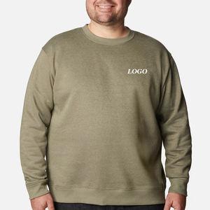 Sweat-shirt classique pour homme à col rond en couleur unie, look minimaliste, sweat-shirt à porter au quotidien avec un design simple / Couture de haute qualité - Product Image 1