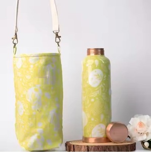 Exquisita botella de agua de cobre antigua Diseño único y acabado Combinando ventajas para la salud con un diseño estéticamente agradable - Product Image 6