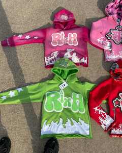 เสื้อฮู้ดบุด้วยความร้อนของ400gsm เฮฟวี่เวทมีฮู้ดสำหรับทุกเพศเทคโนโลยีคอตตอนขนแกะที่มีน้ำหนักเลือกได้ตามต้องการ - Product Image 1