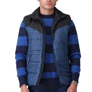 Veste matelassée isolée sans manches pour homme avec caractéristiques résistantes à l'eau et logos personnalisés Vestes pour homme - Product Image 1