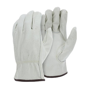 Gants en cuir de vachette durables et robustes du Pakistan Gants de travail Gants de conducteur Conduite Entrepôt Jardinage - Product Image 5