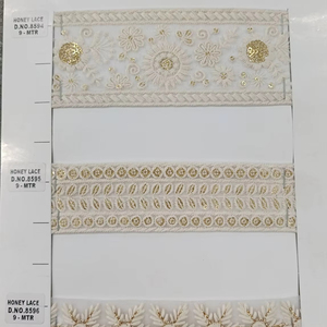 Exquisite Tulle <b>Fabric</b> Intricate Floral Embroidered Lace Trim Colorful <b>Applique</b> Elegant Home Fashion Projects Weddings Clothing - Product Image 1