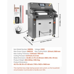 NUEVO ORIGINAL EE. UU. Flujo de trabajo eléctrico metálico para máquina de corte de papel automática programable - Product Image 3