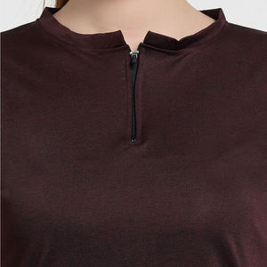 T-shirt pour femmes Meilleur design Nouveau style T-shirt à manches courtes T-shirt décontracté pour femmes 100% coton à fibres longues T-shirts à manches courtes pour femmes - Product Image 4