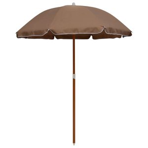 Parapluie pliant en PVC léger et compact de conception minimale pour un usage quotidien Contrôle manuel Style droit - Product Image 1