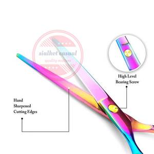 กรรไกรตัดผมสแตนเลสสำหรับช่างตัดผมมืออาชีพกรรไกรตัดผม - Product Image 3