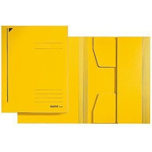 100% Recycled Yellow LEITZ <b>A4</b> Legal Pendarec Cardboard File <b>Folder</b> - Product Image 1