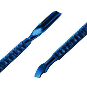 Ensemble poussoir et coupe-cuticule Triangle poussoir à cuticules éplucheur grattoir en acier inoxydable de qualité professionnelle dissolvant de cuticules - Product Image 3