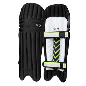 Protector de Piernas para Bateo de Cricket Cutx para Hombre y Jóvenes, Negro, Moldeado para Jugadores - Product Image 1