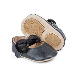 FS fábrica logotipo personalizado de alta calidad lindo pequeño arco bebé princesa Niña Zapatos casuales zapatos de bebé suave - Product Image 3