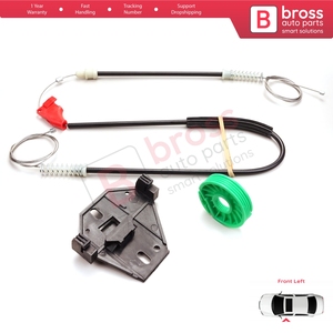 ชุดซ่อมมอเตอร์กระจกหน้าต่างด้านหน้าซ้าย รุ่น BWR5062 สำหรับรถตู้ Transporter T4 MK4 Eurovan Caravelle ปี 1990-2003 7D0959801 - Product Image 4