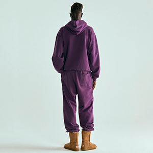 Sudadera con Capucha Extra Grande de Forro Polar Grueso para Hombre, Hombros Caídos, Logotipo Personalizado Estampado, Bolsillo, Estilo Casual, Ropa de Calle - Product Image 2