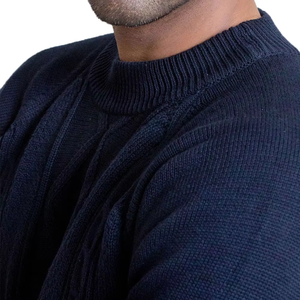 Suéter Moderno para Hombre, Fabricado en Pakistán, Sudadera de Alta Calidad, Diseño de Punto Acanalado, Servicio OEM ODM - Product Image 4
