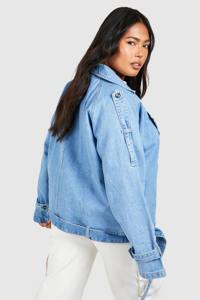 Veste en jean oversize pour femme OEM, décontractée, boutonnée, pour l'automne et le printemps - Product Image 2