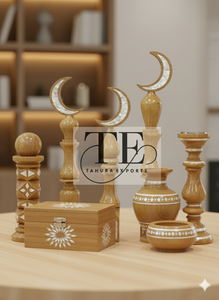 ของตกแต่งโต๊ะรูปพระจันทร์เสี้ยวทำมือศิลปะอิสลามของตกแต่งบ้าน - Product Image 6