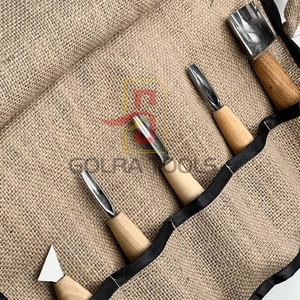 Nouvel ensemble de 5 outils de sculpture sur bois, style très demandé, marque privée - Product Image 6