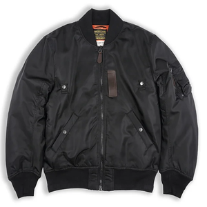 Chaqueta de bombardero bordada informal para hombre, chaqueta personalizada transpirable y cortavientos - Product Image 3