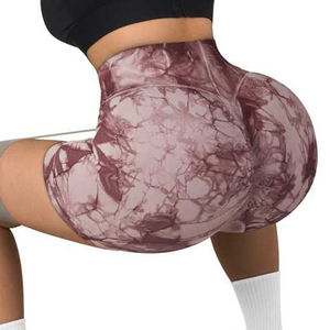 Transpirable de secado rápido High Short Gym Fitness Leggings sin costuras para mujeres pantalones cortos leggings, sin costuras, cintura alta - Product Image 6