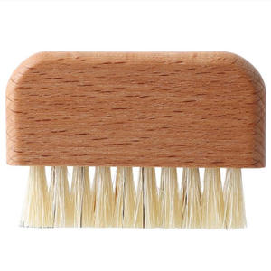 Eco-Friendly Nail <strong>Brush</strong> Beech Wood Boar Bristle <strong>Mini</strong> Toe &amp; Finger <strong>Cleaning</strong> <strong>Brush</strong> for Household Nail Dust Removal - Product Image 2