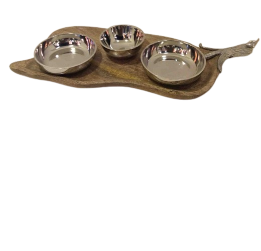 Bois de manguier argenté et naturel