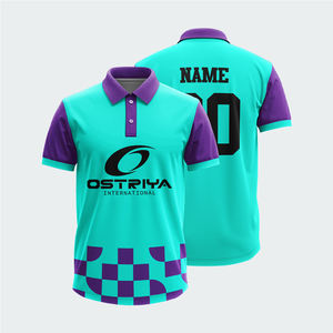 Polos de hombre hechos con material de alta calidad para venta en línea, precio barato, polos de hombre de secado rápido en color sólido - Product Image 6