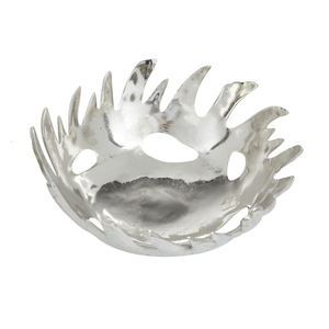 Bol de service décoratif pour aliments, centre de table, vente chaude, bol de service en aluminium moulé pour fruits pour mariage - Product Image 1