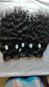 100% cutícula alineada de alta calidad Natural negro indio crudo sin procesar extensiones de cabello humano de un solo donante de alta calidad - Product Image 4