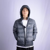 Doudoune Homme Ultra Légère Écologique en Duvet d'Oie Qualité Supérieure à Capuche Longue Sans Coutures Manches Classiques