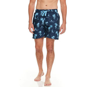 กางเกงว่ายน้ำขาสั้นสำหรับผู้ชายกางเกงว่ายน้ำขาสั้นพิมพ์ลายดอกไม้กางเกงขาสั้นใส่ริมชายหาดสำหรับฤดูร้อน - Product Image 2
