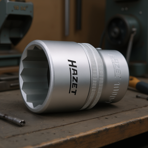 Hazet 3/4'' Short <b>12</b>-<b>Point</b> Metric Square <b>Socket</b> - Product Image 3