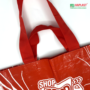 Vente en gros personnalisable réutilisable écologique logo personnalisé PP tissé sac fourre-tout sacs d'épicerie colorés fabricant du Vietnam - Product Image 2