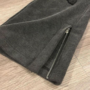 Trajes Deportivos de Fabricante con Capucha, Ligeros, Oversize, 100% Algodón, con Bordado de Parches Sólidos, Lavado Ácido Desgastado, Transpirables, Tallas Grandes - Product Image 5