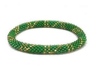 Bracelet de perles artisanal avec âme Bracelet de perles de lettre personnalisée pour les noms par MD Handicraft - Product Image 2