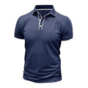 Camisetas Polo de Verano para Hombre de Alta Calidad, Transpirables, de Punto, 100% Algodón, Manga Corta, para Deporte, Golf, Estilo con Botones - Product Image 4