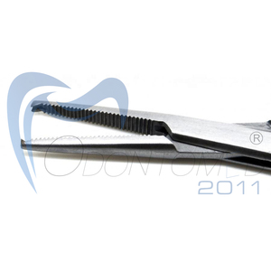 Thép không gỉ Dụng cụ phẫu thuật động mạch kẹp hemostat cong thẳng Kocher forceps - Product Image 5