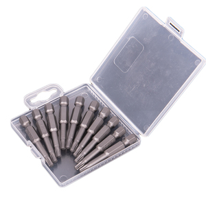 Bit <b>Set</b> Factory OEM Hand <b>Tools</b> MRM S2 Steel Zinc Phosphate Finish Customized Reduce Shank 1/4" X 50mm Hard Case Made Taiwan - Product Image 2