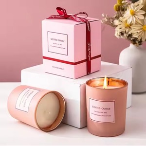 H.M.A Artisanat Beau pot à bougie blanc avec couvercle en bois et doublure dorée pour une utilisation en vrac Parfait pour les détaillants - Product Image 2