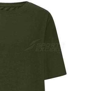 Camiseta con impresión de logotipo personalizado Camisetas de gran tamaño de alta calidad Precio al por mayor Camiseta de gran tamaño hecha en Pakistán - Product Image 5