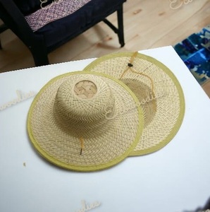 Bamboo Weave <b>Summer</b> Outdoor Beach Sun Protection Wide Brim Casual Panama <b>Straw</b> <b>Hat</b> Lightweight Handmade Grass <b>Hat</b> With Toggle - Product Image 6