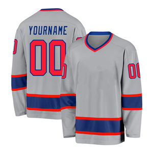 เสื้อฮอกกี้น้ำแข็งปี 2026 ผลิตตามสั่ง บริการ OEM เป็นมิตรกับสิ่งแวดล้อม ป้องกันแบคทีเรีย ระบายอากาศ แห้งเร็ว 180 GSM โพลีเอสเตอร์ 100% สำหรับฮอกกี้ - Product Image 6