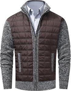 Pull en laine/cachemire JAC22 R2224 pour homme, col rond, hiver, standard, aiguille, couleur unie, tricoté, anti-boulochage, logo avant, 320g - Product Image 3