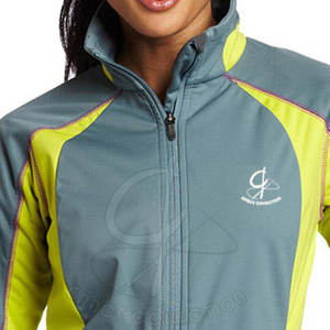 Colección Grace, Chaquetas deportivas de alta calidad para mujer, logotipo impreso personalizado, tejido procesado para atletas femeninas - Product Image 4