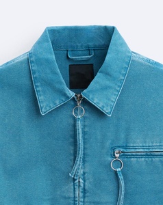 Wholesale Street Wear Custom Designer <b>Vintage</b> <b>Denim</b> Winter <b>Jacket</b> Over Size Custom Cotton Lining Canvas Waxed Work <b>Denim</b> <b>Jacket</b> - Product Image 4