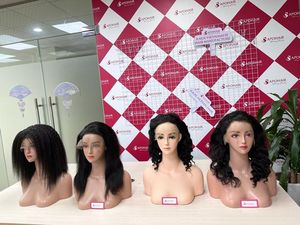 Perruque Lace Front wig brésilienne 13x6, cheveux vierges, densité 180, perruque Lace Front Wig lisse HD pour cheveux noirs, Transparent, DHL VIP, vente en gros - Product Image 3