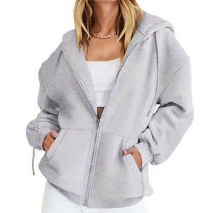 Sudaderas con capucha informales para mujer, jersey de manga larga de gran tamaño, venta al por mayor, sudaderas con capucha de hombros caídos de alta calidad al mejor precio para mujer - Product Image 1