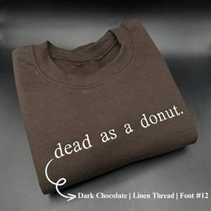 Sweat-shirt à col rond brodé personnalisé unisexe Chemise de sport personnalisée avec ajoutez votre propre texte Chemises décontractées pour hommes et femmes - Product Image 3