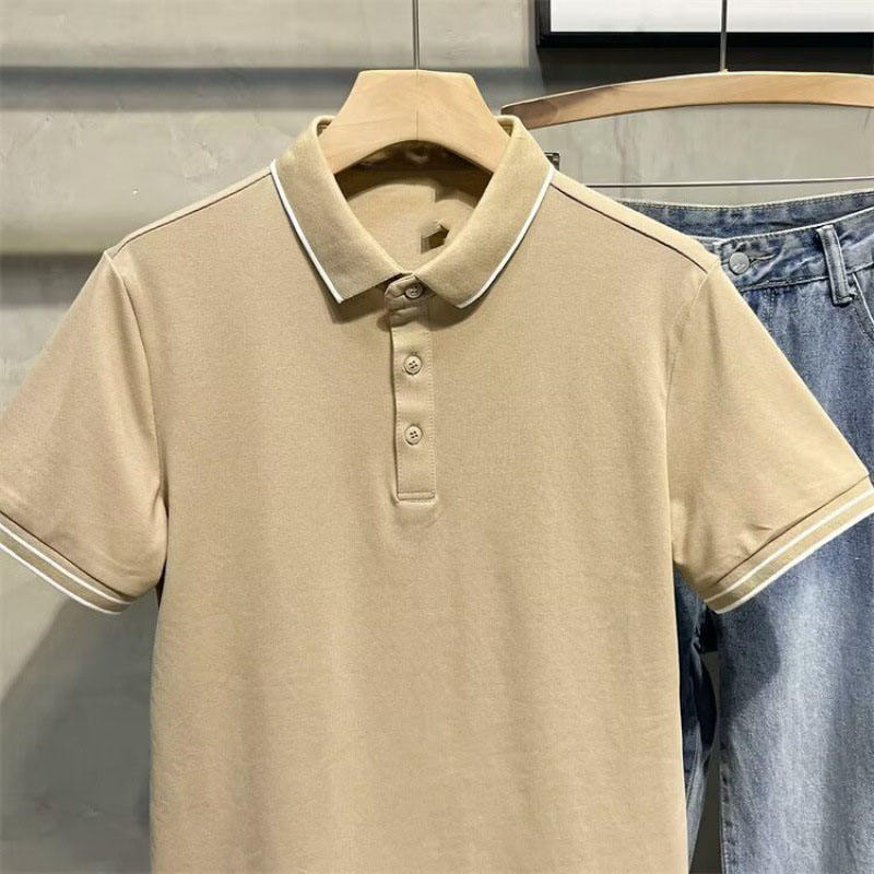 【เสื้อโปโล】สีแอปริคอท