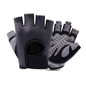 Gants de fitness professionnels unisexes de la meilleure qualité en cuir de qualité pour les entraînements d'haltérophilie et de cyclisme à bas prix - Product Image 6